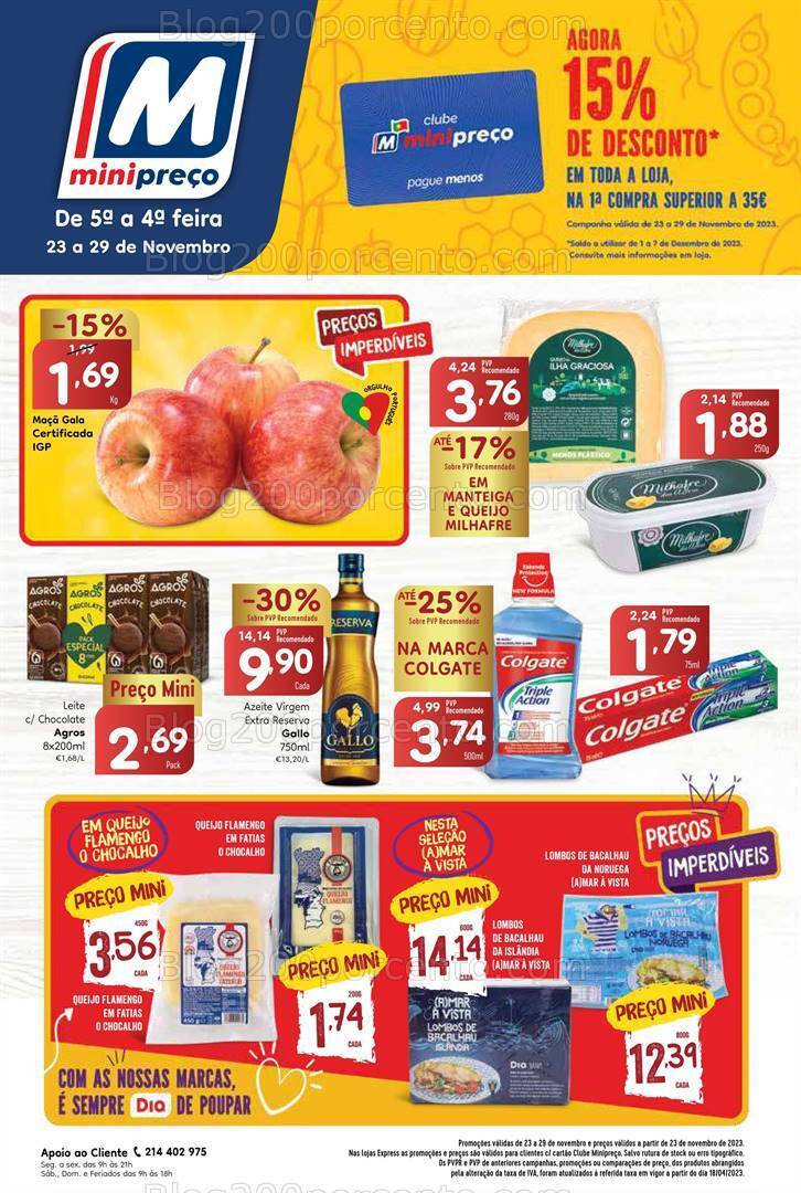 Antevisão Folheto MINIPREÇO Promoções de 23 a 29 novembro