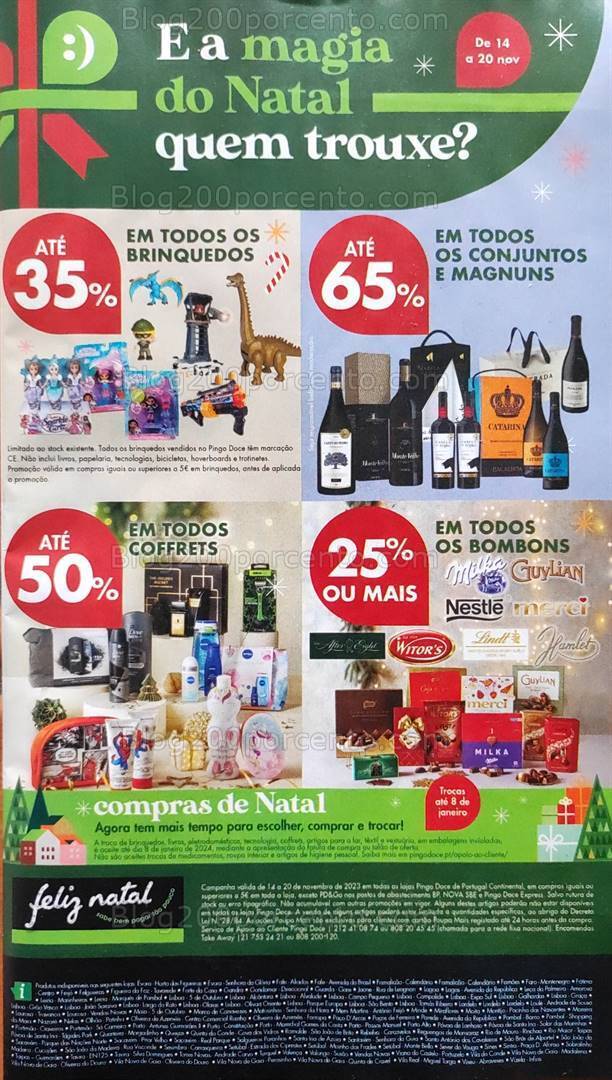 Antevisão Folheto PINGO DOCE Natal Promoções de 14 a 20 novembro