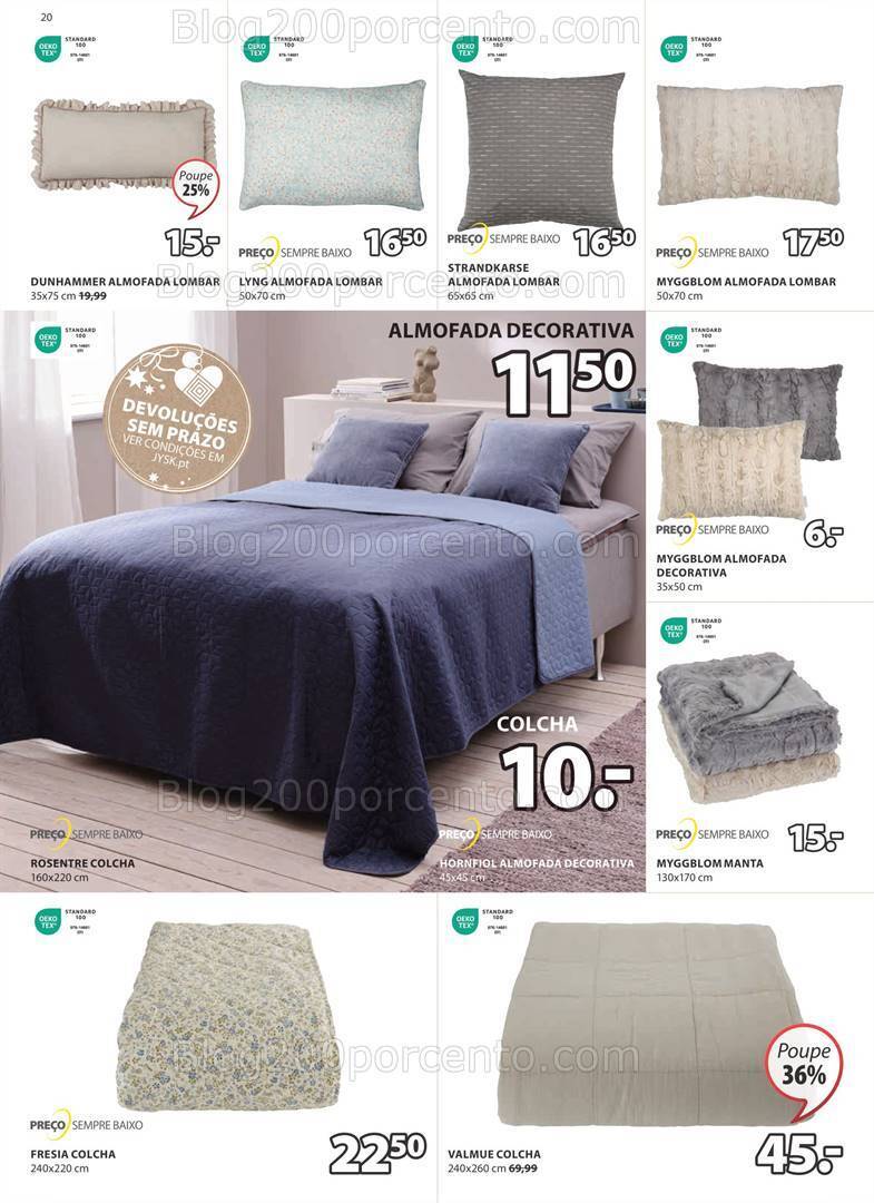 Antevisão Folheto JYSK Natal Promoções até 27 dezembro