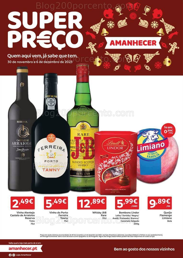 Antevisão Folheto AMANHECER Promoções de 30 novembro a 6 dezembro