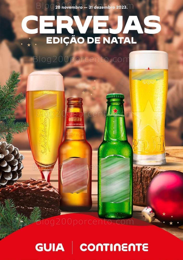 Antevisão Folheto CONTINENTE Guia de Cervejas de 28 novembro a 31 dezembro