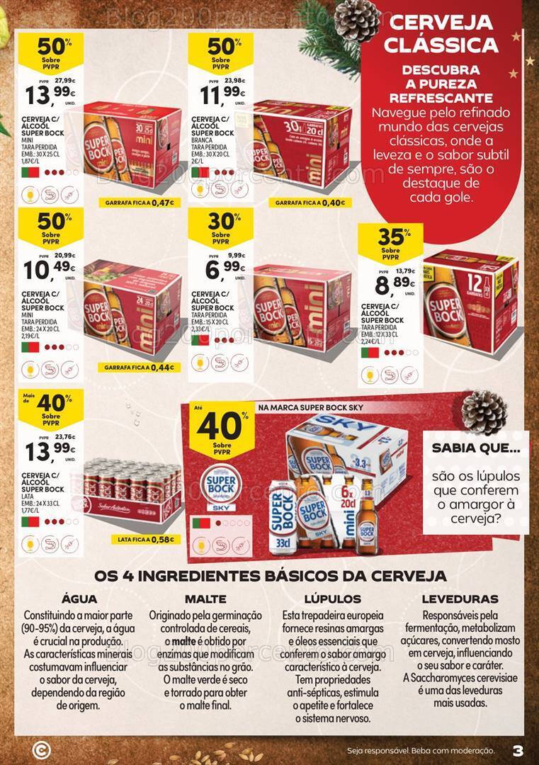 Antevisão Folheto CONTINENTE Guia de Cervejas de 28 novembro a 31 dezembro