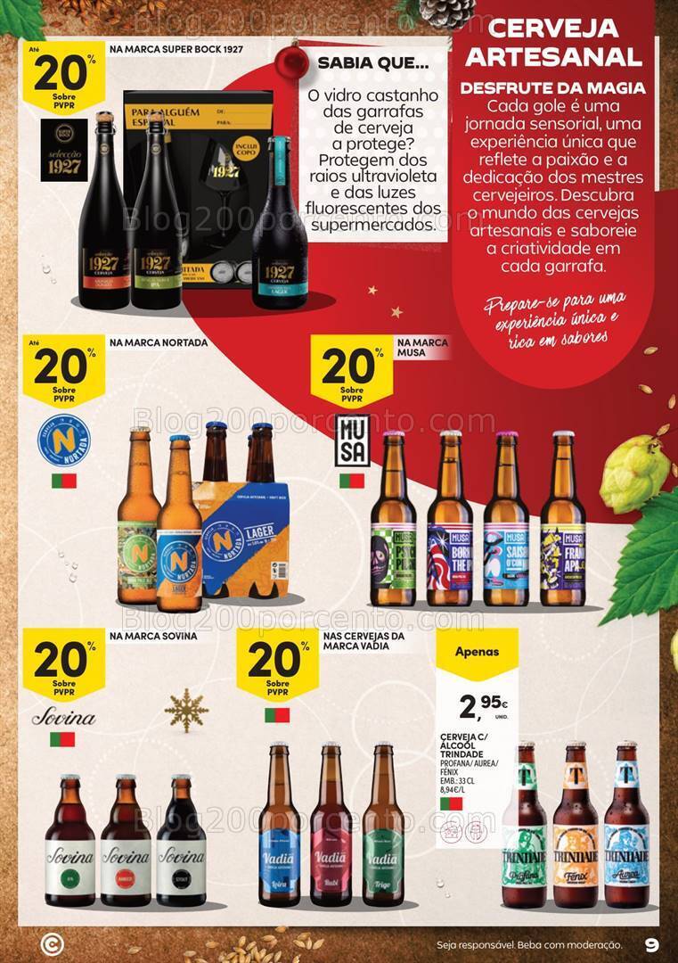 Antevisão Folheto CONTINENTE Guia de Cervejas de 28 novembro a 31 dezembro