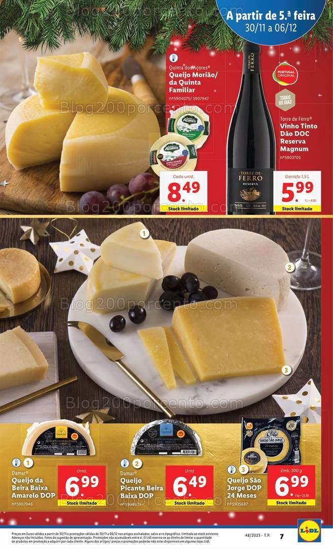 Antevisão Folheto LIDL Promoções de 30 novembro a 6 dezembro