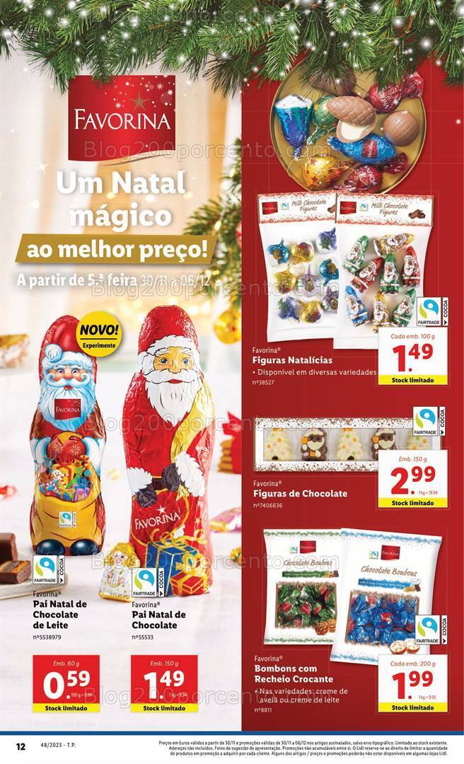 Antevisão Folheto LIDL Promoções de 30 novembro a 6 dezembro