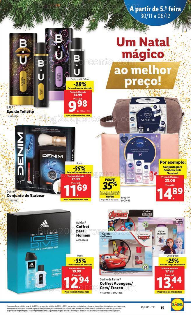 Antevisão Folheto LIDL Promoções de 30 novembro a 6 dezembro