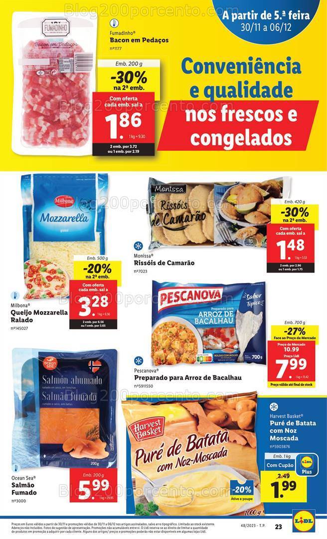 Antevisão Folheto LIDL Promoções de 30 novembro a 6 dezembro