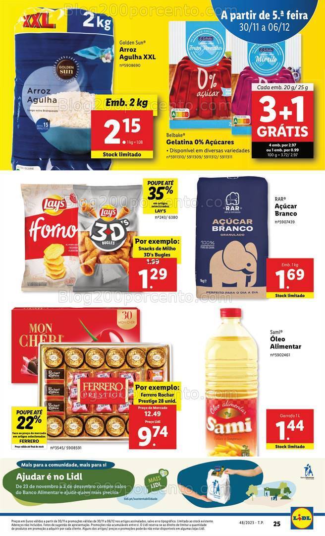 Antevisão Folheto LIDL Promoções de 30 novembro a 6 dezembro