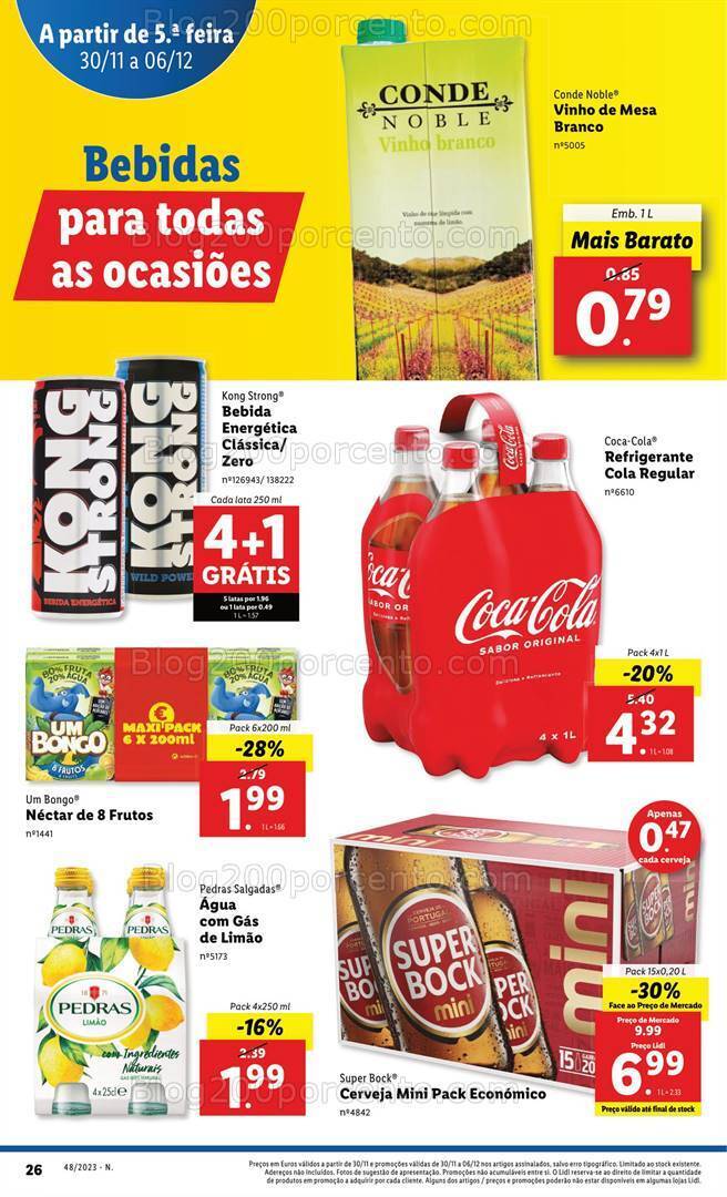 Antevisão Folheto LIDL Promoções de 30 novembro a 6 dezembro