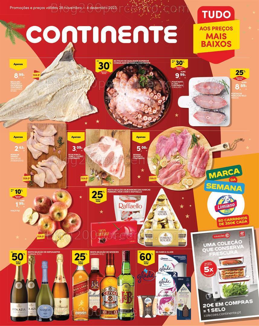 Antevisão Folheto CONTINENTE Madeira Promoções de 28 novembro a 4 dezembro