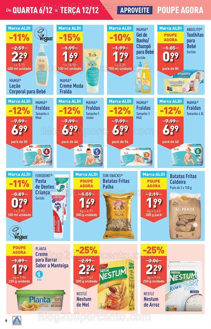 Antevisão Folheto ALDI Promoções de 6 a 12 dezembro