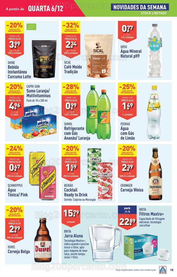 Antevisão Folheto ALDI Promoções de 6 a 12 dezembro