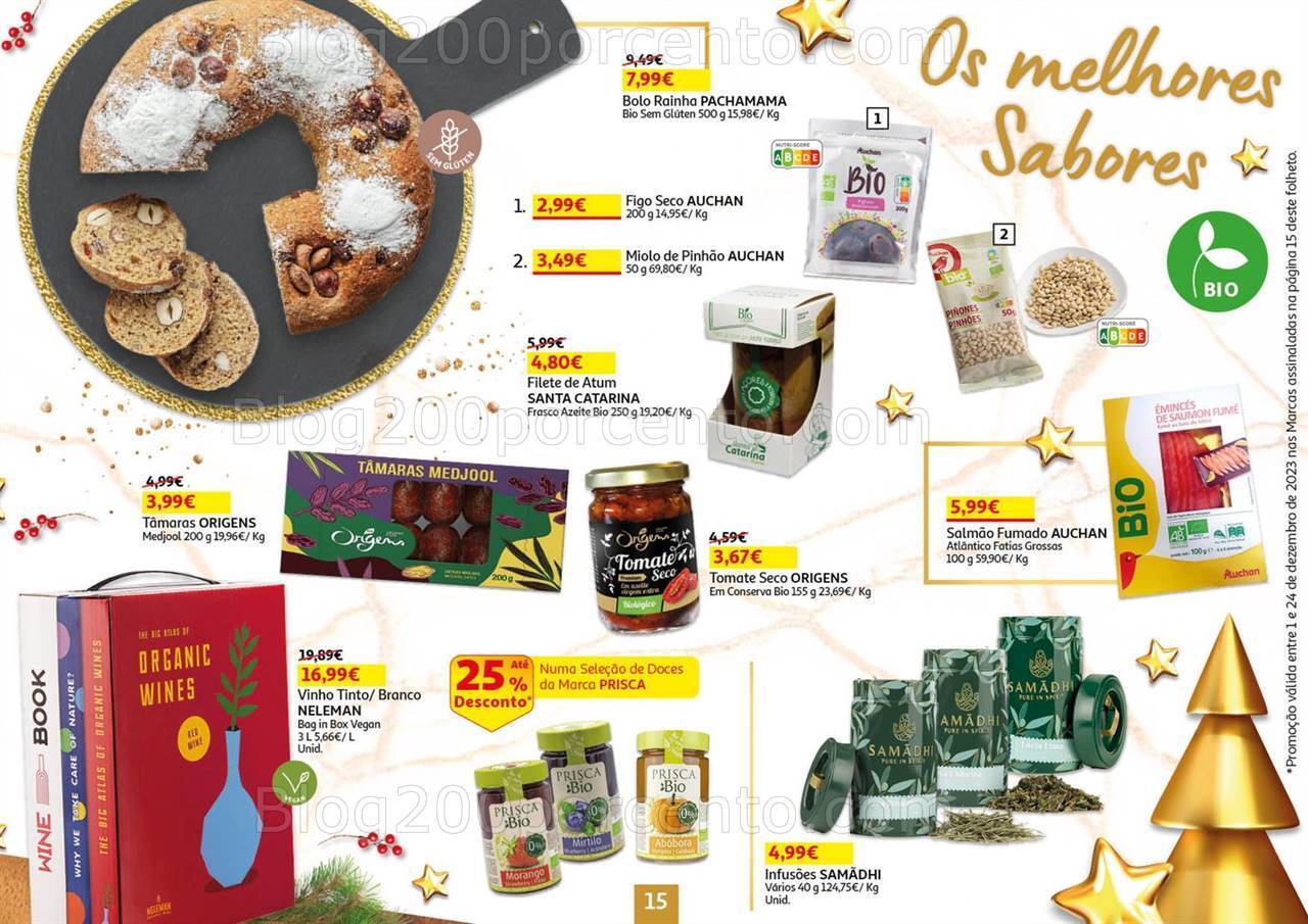 Antevisão Folheto AUCHAN Especial Natal Promoções de 1 a 24 dezembro