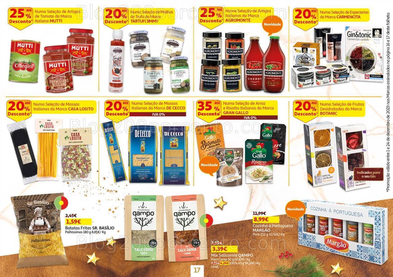 Antevisão Folheto AUCHAN Especial Natal Promoções de 1 a 24 dezembro