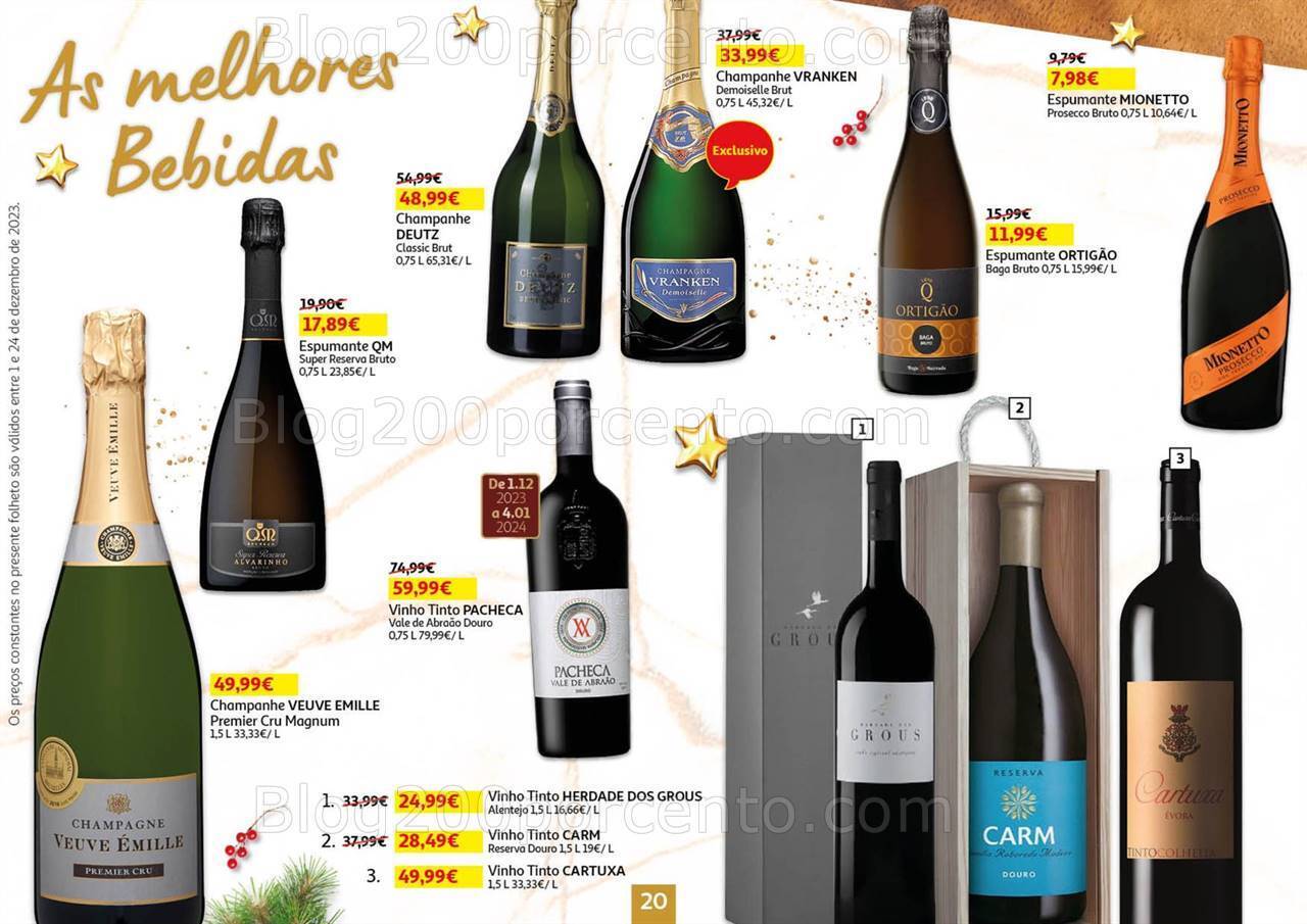 Antevisão Folheto AUCHAN Especial Natal Promoções de 1 a 24 dezembro