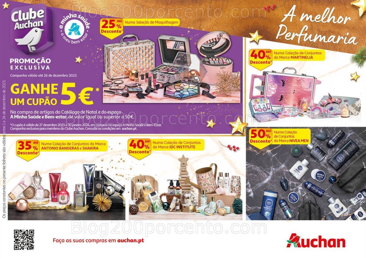 Antevisão Folheto AUCHAN Especial Natal Promoções de 1 a 24 dezembro