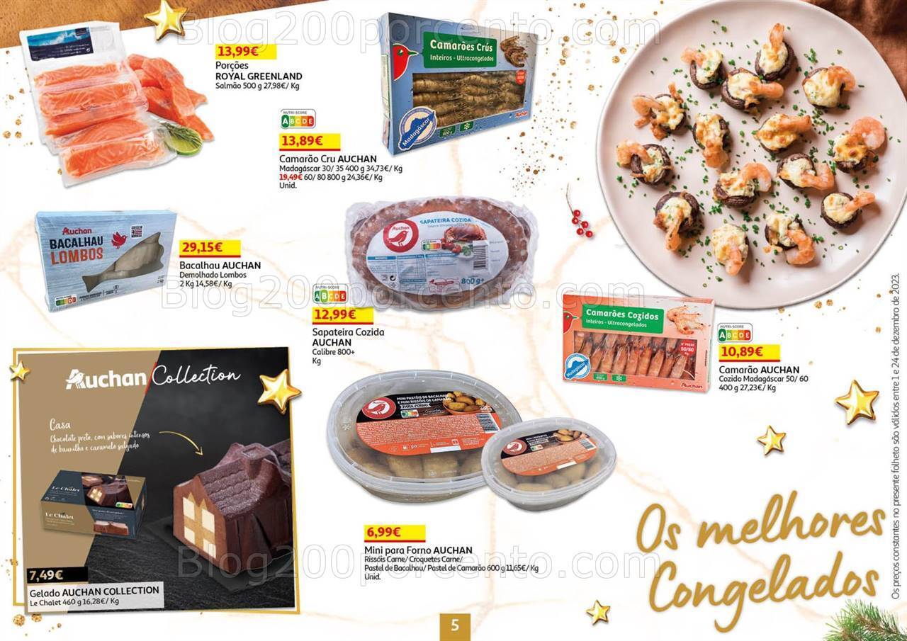 Antevisão Folheto AUCHAN Especial Natal Promoções de 1 a 24 dezembro