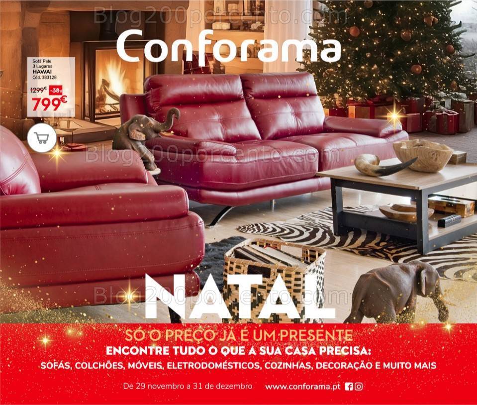 Antevisão Folheto CONFORAMA Natal Promoções de 29 novembro a 31 dezembro