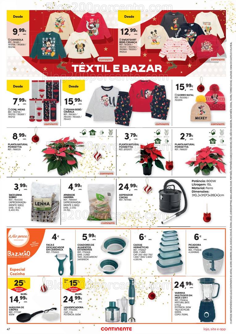 Antevisão Folheto CONTINENTE Bazar Promoções a partir de 5 a 11 dezembro
