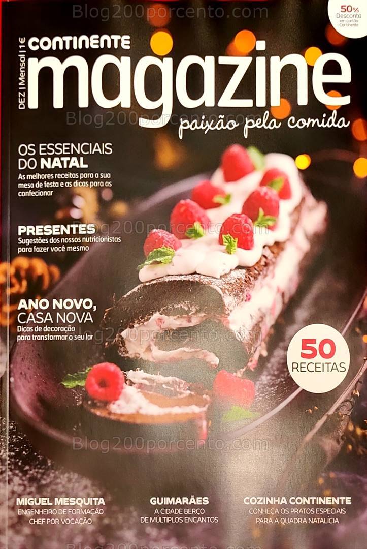 Antevisão Revista CONTINENTE Magazine Natal e Seus Vales de Desconto
