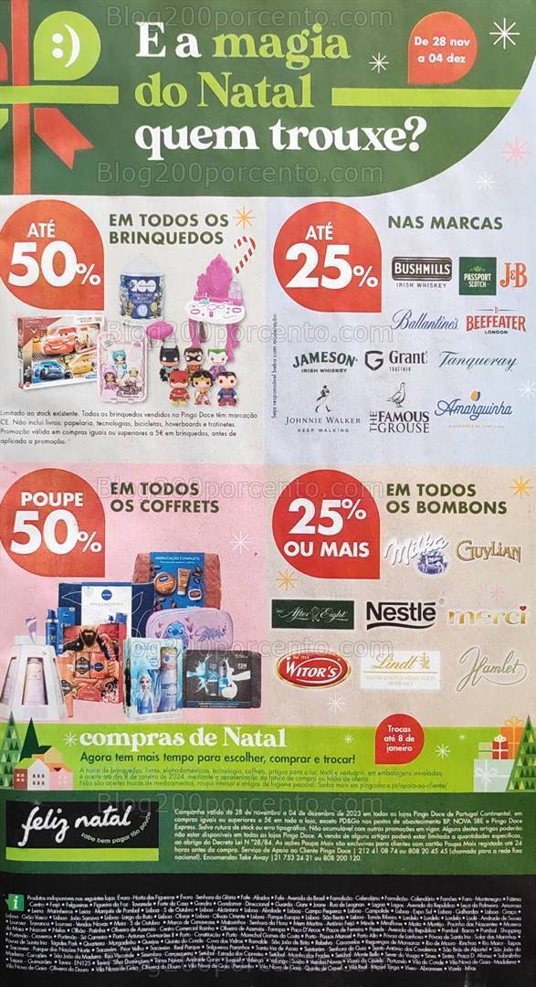 Antevisão Folheto PINGO DOCE Natal Promoções de 28 novembro a 4 dezembro