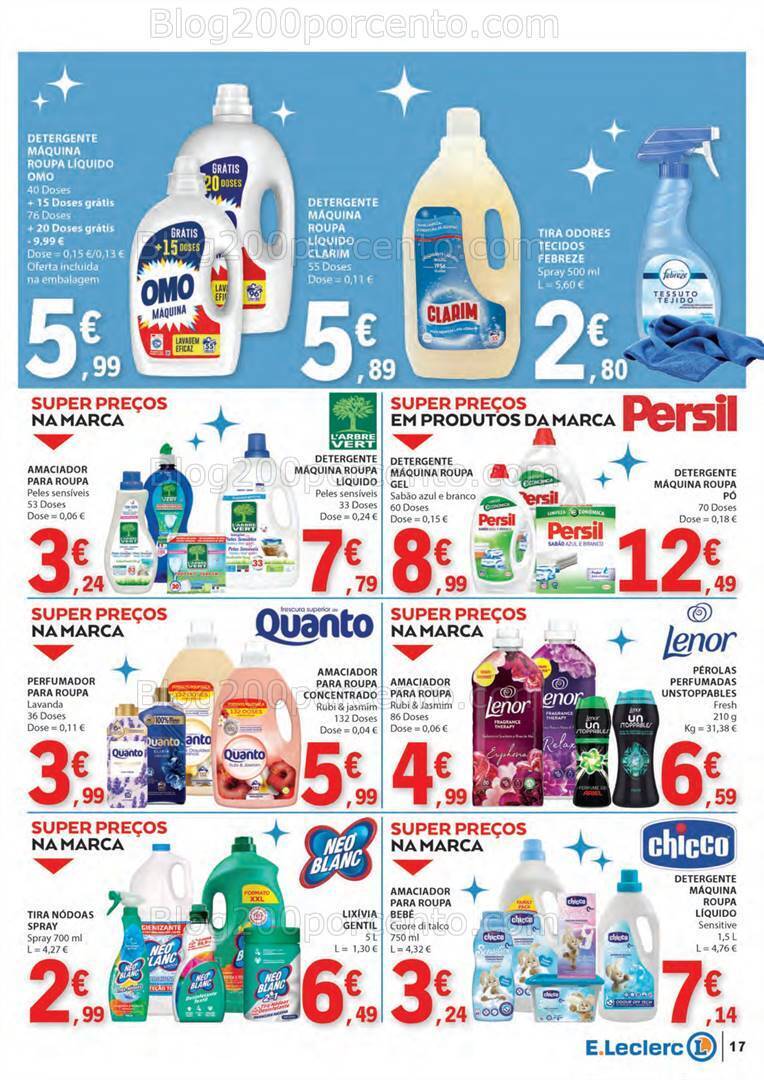 Antevisão Folheto E-LECLERC Bazar Têxtil e Limpeza - 26 dezembro a 7 janeiro