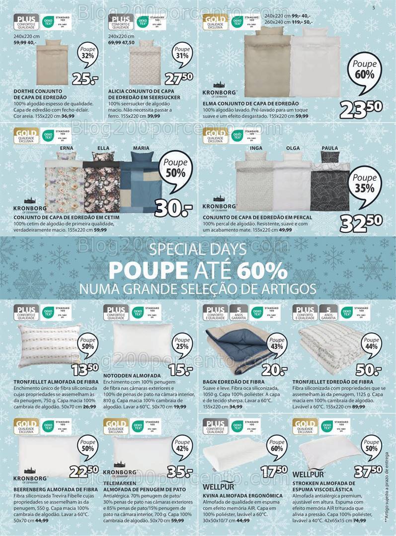 Antevisão Folheto JYSK Natal Promoções de 14 a 27 dezembro
