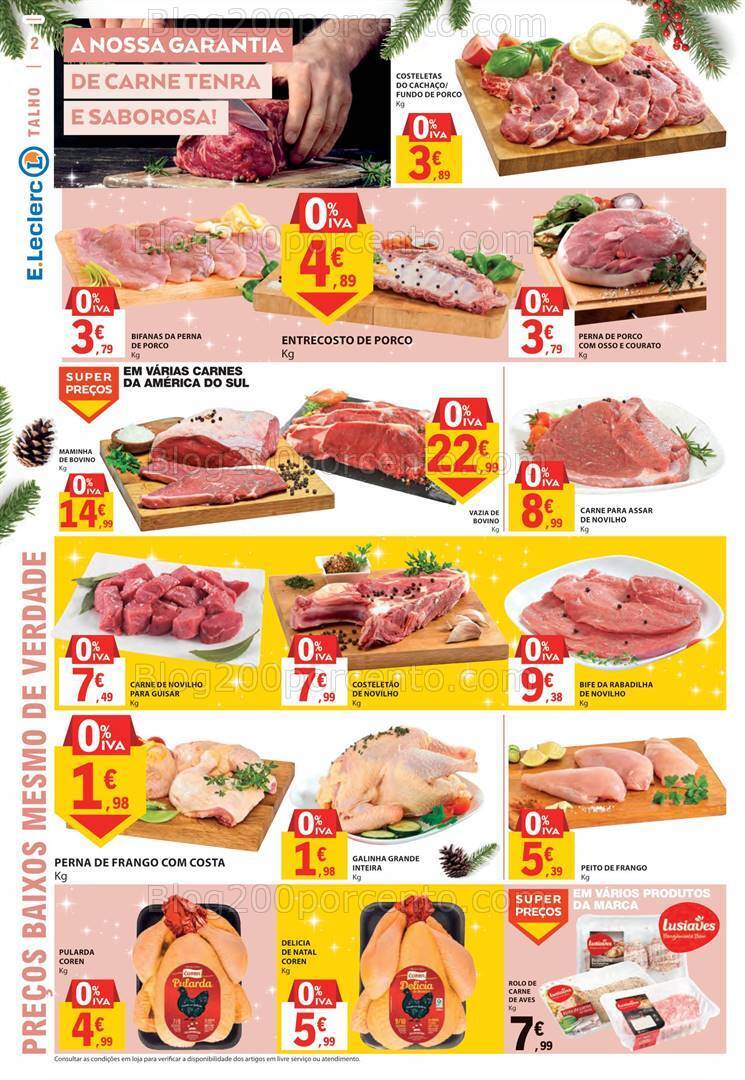 Antevisão Folheto E-LECLERC Promoções de 7 a 13 dezembro