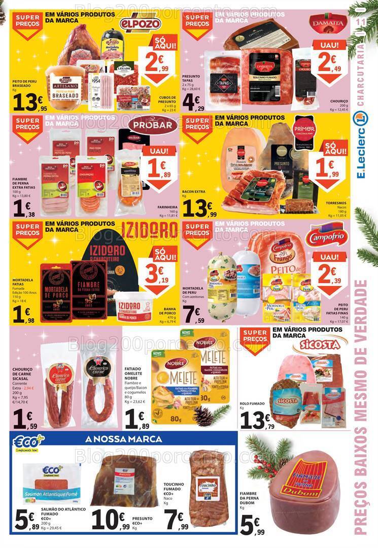 Antevisão Folheto E-LECLERC Promoções de 7 a 13 dezembro
