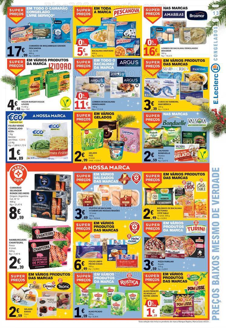 Antevisão Folheto E-LECLERC Promoções de 7 a 13 dezembro