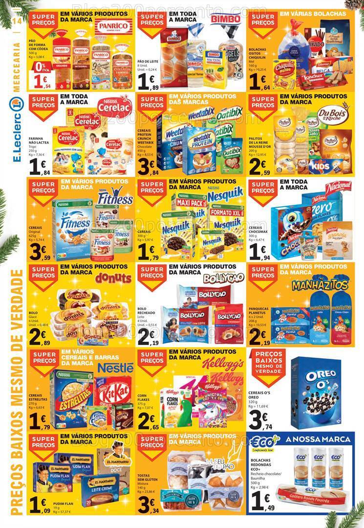 Antevisão Folheto E-LECLERC Promoções de 7 a 13 dezembro