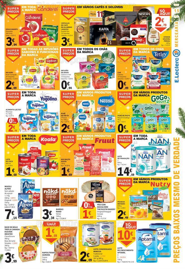 Antevisão Folheto E-LECLERC Promoções de 7 a 13 dezembro