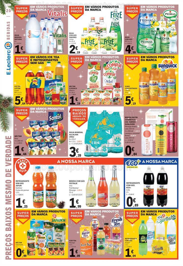 Antevisão Folheto E-LECLERC Promoções de 7 a 13 dezembro