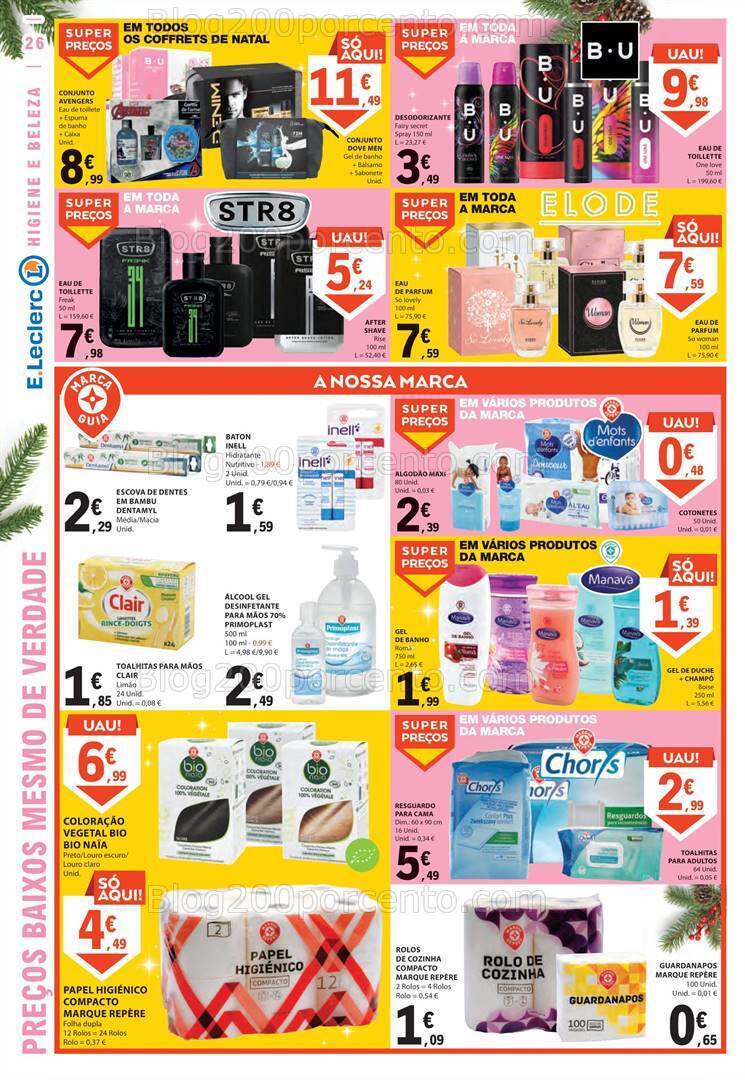 Antevisão Folheto E-LECLERC Promoções de 7 a 13 dezembro