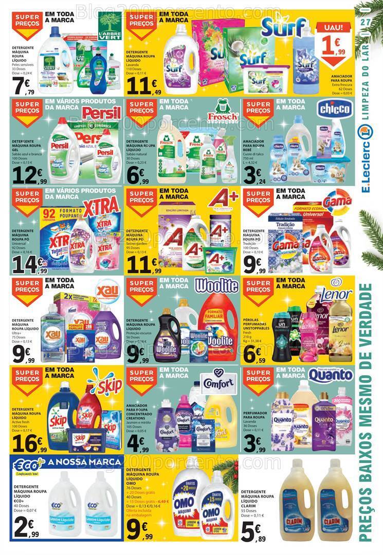 Antevisão Folheto E-LECLERC Promoções de 7 a 13 dezembro