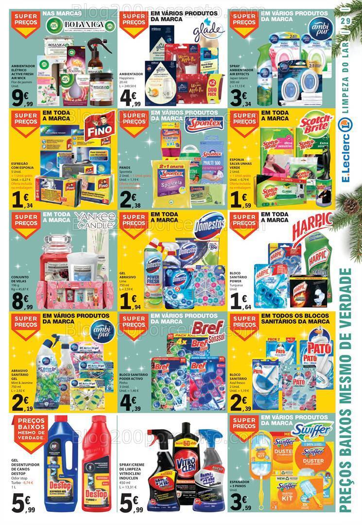 Antevisão Folheto E-LECLERC Promoções de 7 a 13 dezembro
