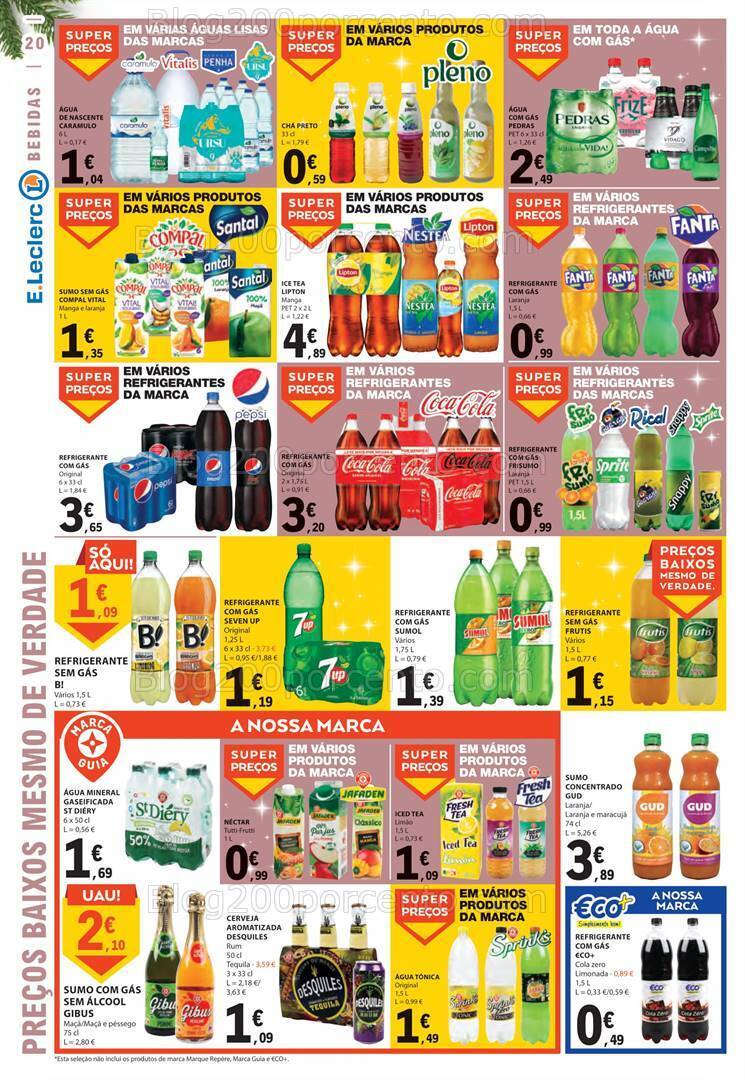 Antevisão Folheto E-LECLERC Promoções de 14 a 20 dezembro