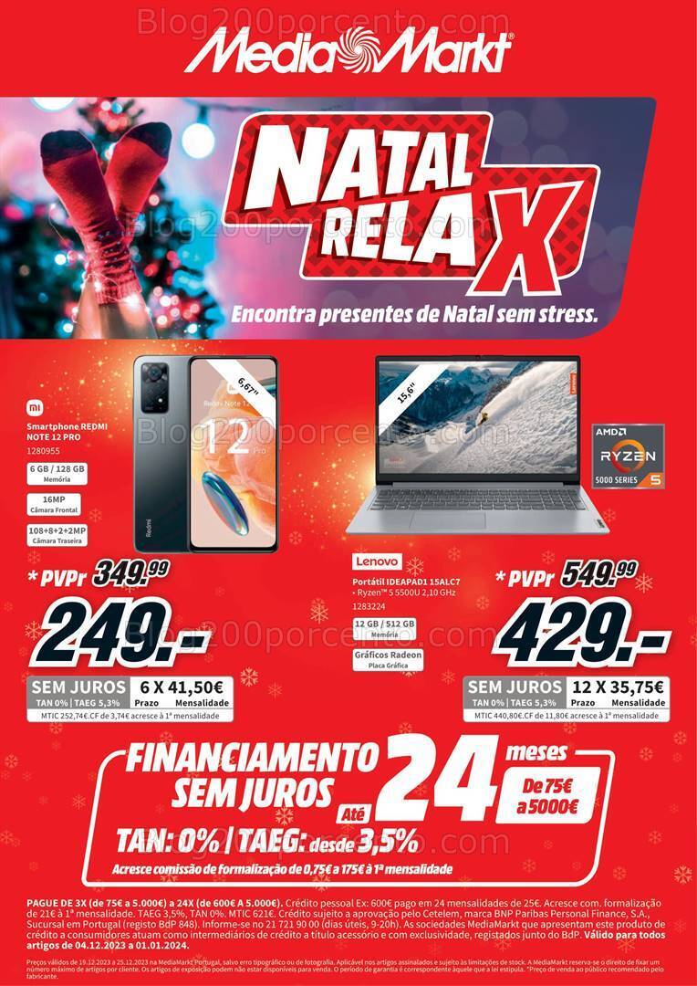 Antevisão Folheto MEDIA MARKT Natal Promoções de 19 a 25 dezembro