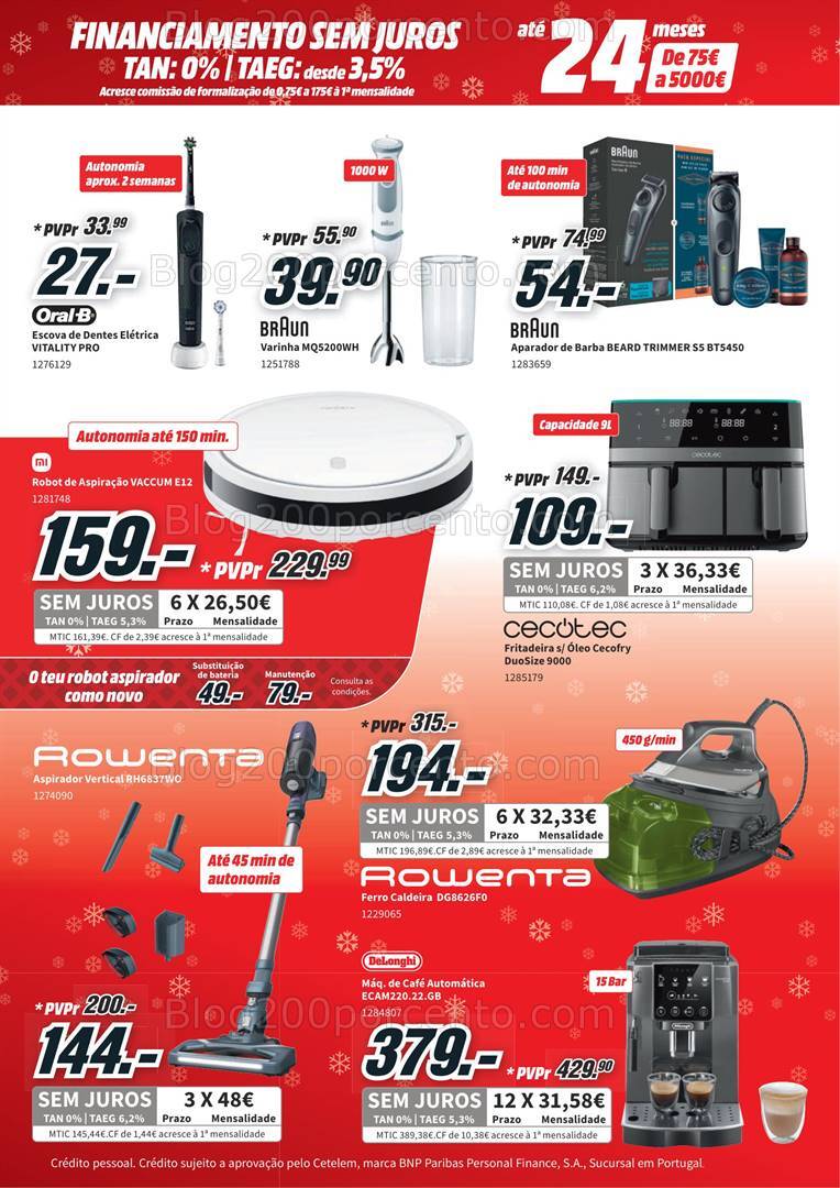 Antevisão Folheto MEDIA MARKT Natal Promoções de 19 a 25 dezembro