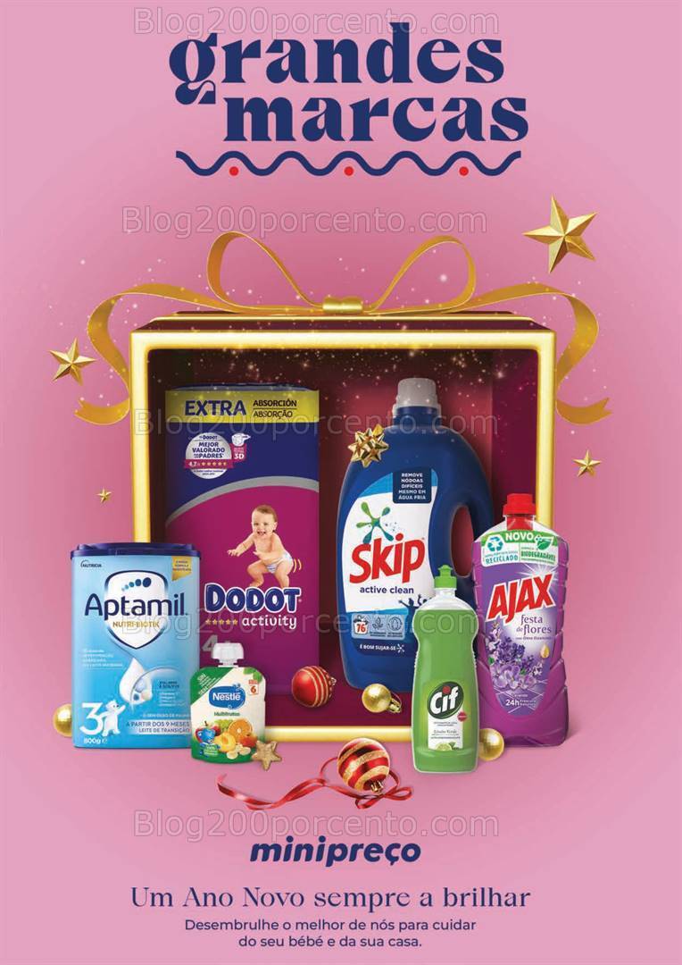 Antevisão Folheto MINIPREÇO Grandes Marcas Promoções de 28 dezembro a 24 janeiro