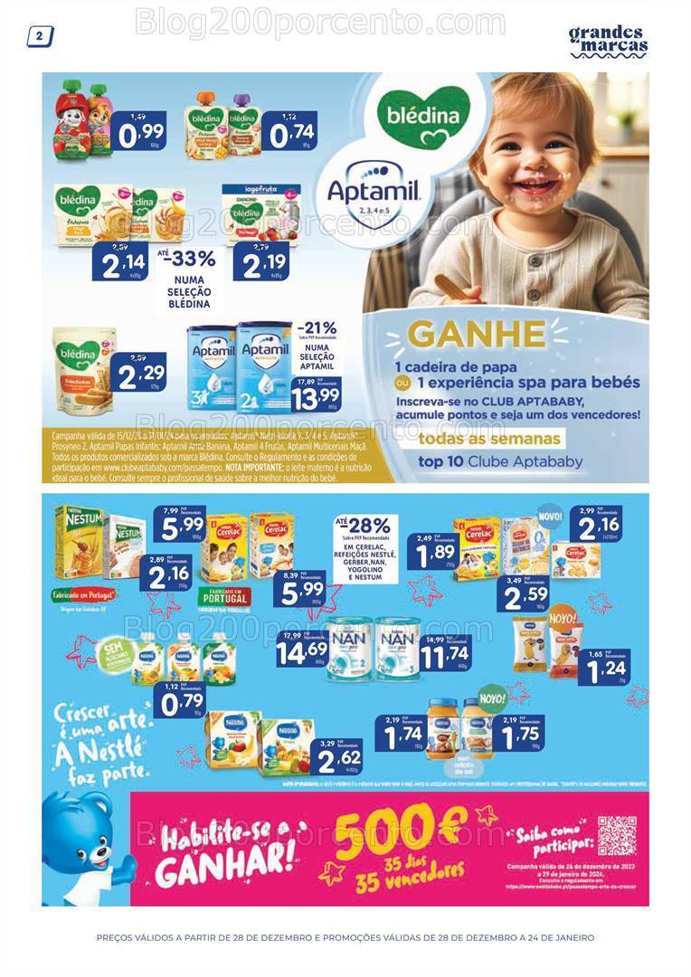 Antevisão Folheto MINIPREÇO Grandes Marcas Promoções de 28 dezembro a 24 janeiro