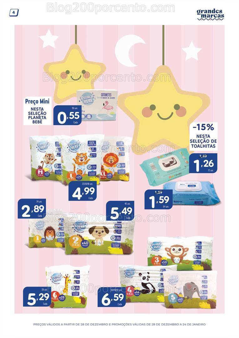 Antevisão Folheto MINIPREÇO Grandes Marcas Promoções de 28 dezembro a 24 janeiro