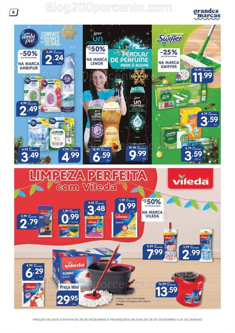 Antevisão Folheto MINIPREÇO Grandes Marcas Promoções de 28 dezembro a 24 janeiro