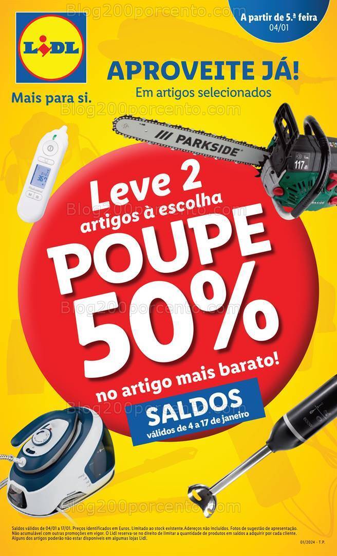 Antevisão Folheto LIDL Bazar Promoções a partir de 4 janeiro
