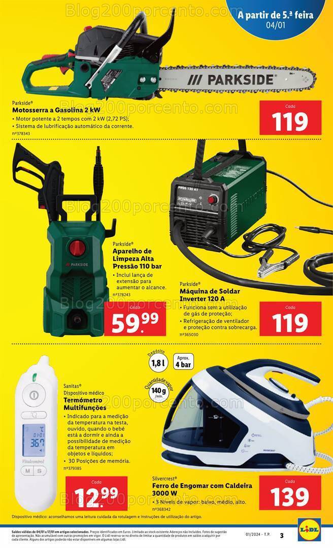Antevisão Folheto LIDL Bazar Promoções a partir de 4 janeiro
