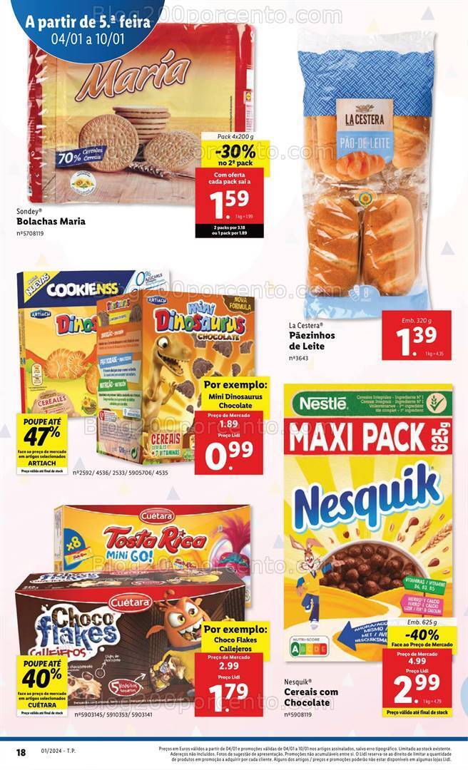 Antevisão Folheto LIDL Promoções de 4 a 10 janeiro
