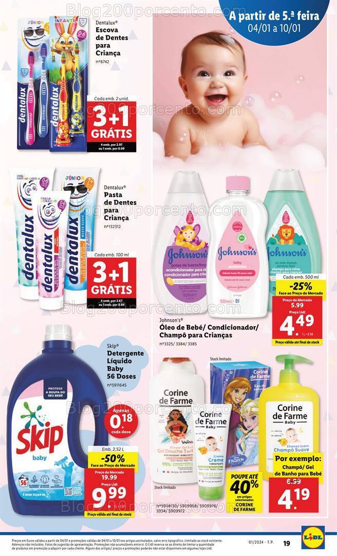 Antevisão Folheto LIDL Promoções de 4 a 10 janeiro