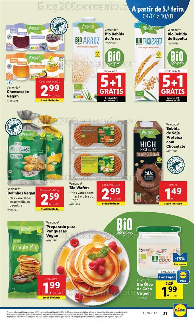 Antevisão Folheto LIDL Promoções de 4 a 10 janeiro