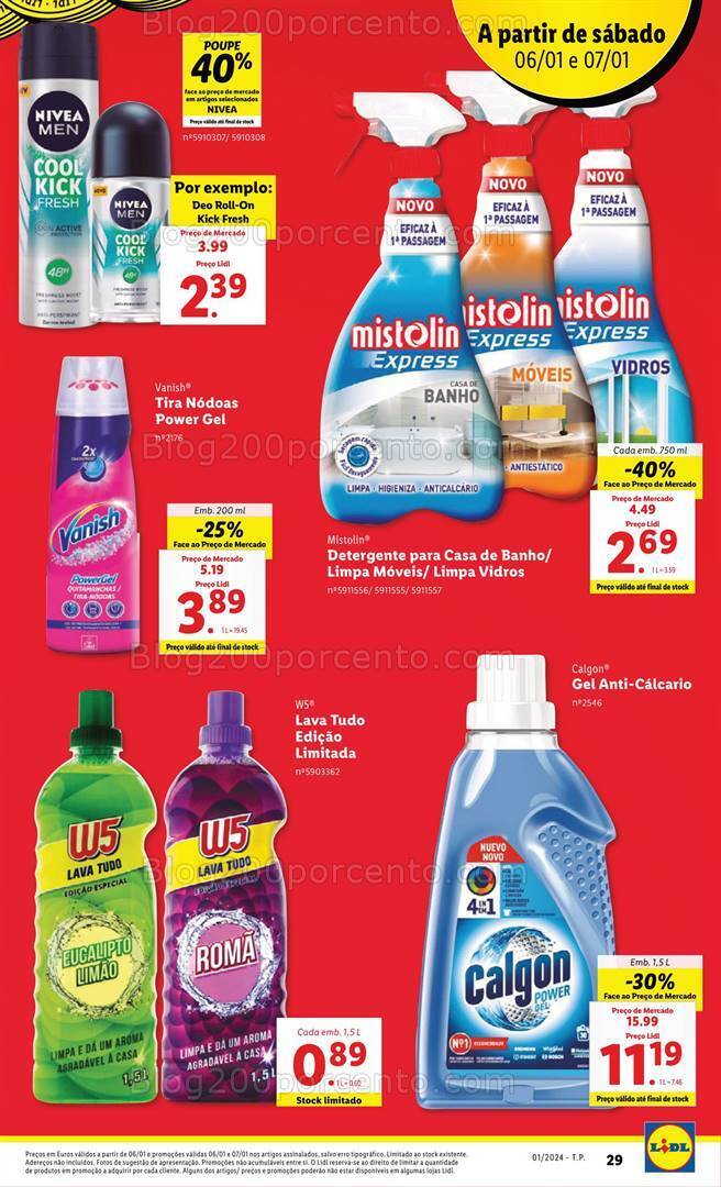 Antevisão Folheto LIDL Promoções Fim de Semana - 6 a 7 janeiro