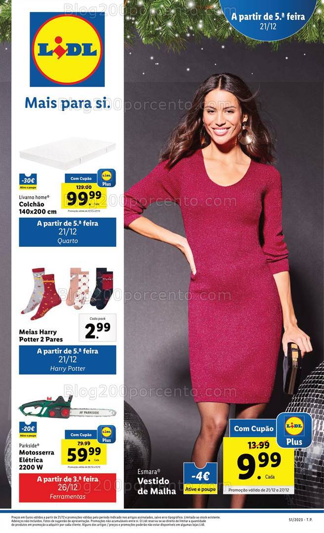 Antevisão Folheto LIDL Bazar Promoções de 21 a 31 dezembro
